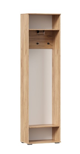Шкаф одностворчатый Фиджи с декоративными накладками 659.300, Дуб Золотой/Антрацит в Симферополе - изображение 2