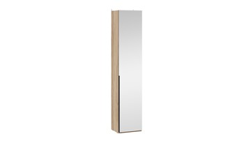 Шкаф для белья с 1 зеркальной дверью Порто (366) СМ-393.07.212 (Яблоня Беллуно/Графит) в Симферополе