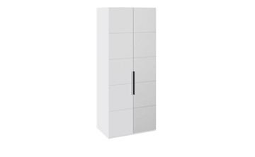 Шкаф Наоми с 1 зеркальной правой дверью, цвет Белый глянец СМ-208.07.04 R в Симферополе