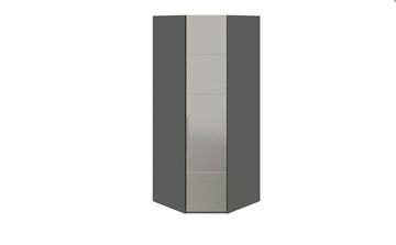 Шкаф Наоми с зеркальной правой дверью, цвет Фон серый, Джут СМ-208.07.07 R в Симферополе - предосмотр