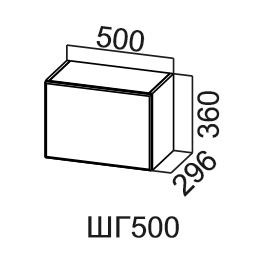 Шкаф настенный Модус, ШГ500/360, цемент светлый в Симферополе