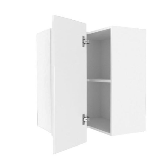 Шкаф кухонный угловой Шервуд, ЛД 281.500.000.169, белый/белый глянец в Симферополе - изображение 1