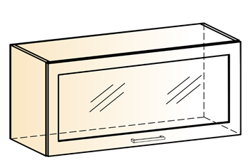 Кухонный шкаф Яна L800 Н360 (1 дв. рам.) в Симферополе