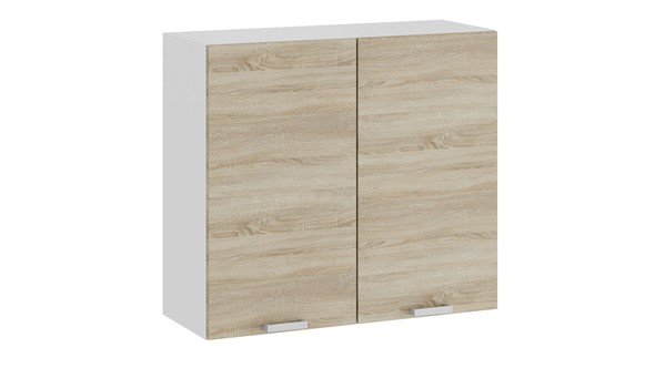 Кухонный навесной шкаф Гранита 1В8 (Белый/Дуб сонома) в Симферополе - изображение