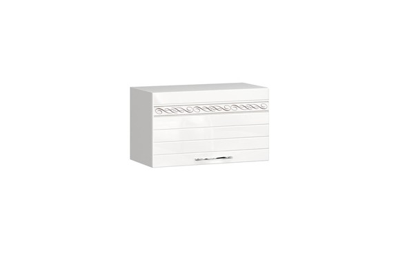 Шкаф кухонный над вытяжкой Анастасия 600 002.021.000 белый глянец в Симферополе - изображение