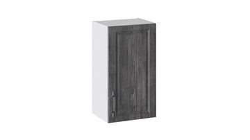 Навесной кухонный шкаф Прованс (Белый глянец/Санторини темный) В_72-40_1ДР в Симферополе