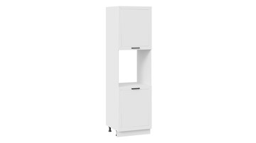 Кухонный шкаф-пенал Лорас 1П6 (Белый/Холст белый) в Симферополе