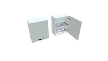 Сушильный шкаф на кухню ВС7 60, Белое гладкое Ламарти/Белый в Симферополе