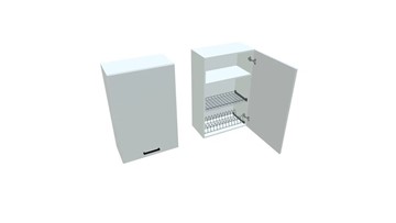 Кухонный шкаф ВС9 60, Белое гладкое Ламарти/Белый в Симферополе