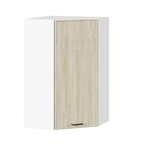 Угловой кухонный шкаф высокий Индиго ЛД 298.620.000.033, Белый/Дуб Мадейра топаз в Симферополе