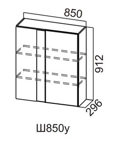 Угловой настенный шкаф Вельвет Ш850у/912 в Симферополе