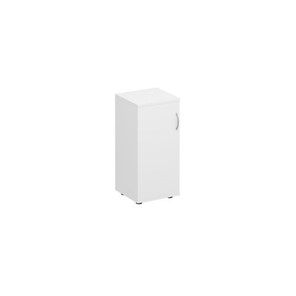 Шкаф для документов низкий узкий закрытый Комфорт КФ, белый премиум (40x38x84) К.508 ДШ в Симферополе