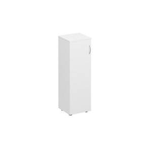 Шкаф для документов средний узкий закрытый Комфорт КФ, белый премиум (40x38x123) К.359 БП в Симферополе