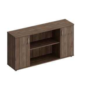 Шкаф комбинированный низкий Комфорт, дуб шамони темный (154x38x75) К.521 в Симферополе
