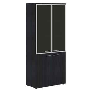Шкаф с глухими низкими дверьми и топом XTEN Дуб Юкон XHC 85.7  (850х410х1930) в Симферополе