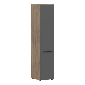 Шкаф с высокий  глухой дверью MORRIS TREND Антрацит/Кария Пальмира MHC 42.1 (429х423х1956) в Симферополе