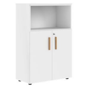 Шкаф с глухими малыми дверьми FORTA Белый FMC 80.1(Z) (798х404х1197) в Симферополе
