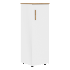 Шкаф колонна средний с правой дверью FORTA Белый-Дуб Гамильтон  FMC 40.1 (R) (399х404х801) в Симферополе