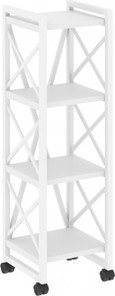 Стеллаж мобильный Loft VR.L-MST.K-4.4, Белый/Белый металл в Симферополе