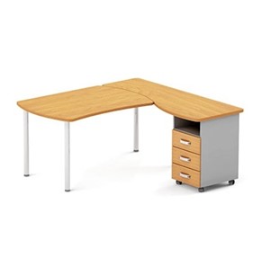 Угловой письменный стол Boston DIR-140 (металлический каркас) в Симферополе