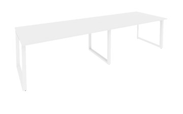 Конференц-стол переговорный O.MO-PRG-2.4 Белый/Белый бриллиант в Симферополе
