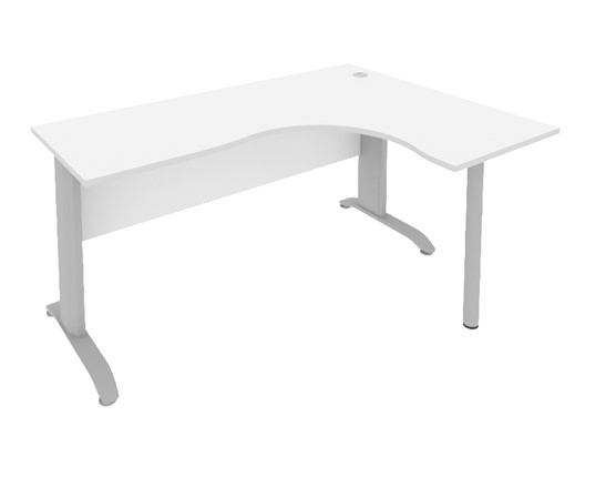 Письменный стол ПЛ.СА-4 Пр 1600х1200х755 Белый в Симферополе - изображение