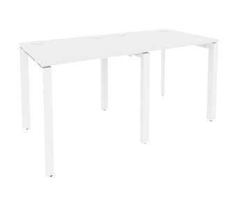Офисный стол на металлокаркасе O.MP-RS-2.0.8 Белый/Белый бриллиант в Симферополе
