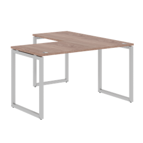 Письменный стол угловой левый XTEN-Q Дуб-сонома- серебро XQCT 1415 (L) (1400х1500х750) в Симферополе