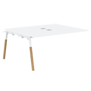 Переговорный стол FORTA Белый-Белый-Бук FIWST 1513 (1580х1346х733) в Симферополе