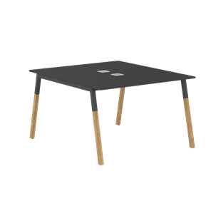Стол для переговоров FORTA Черный Графит-Черный Графит-Бук  FWST 1113 (1180x1346x733) в Симферополе