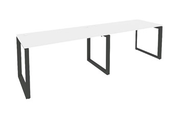 Стол на металлокаркасе O.MO-RS-2.3.8, Антрацит/Белый бриллиант в Симферополе