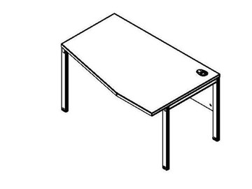 Эргономичный стол XMCT 149R, правый, 1400х900х750 в Симферополе