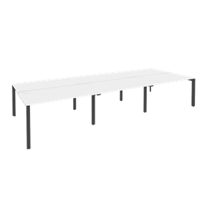 Письменный стол O.MP-D.RS-6.3.8 (Антрацит/Белый бриллиант) в Симферополе