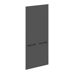 Дверь для шкафа высокая MORRIS TREND Антрацит/Кария Пальмира MHD 42-2 (844х1900х18) в Симферополе