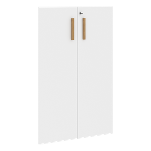 Двери для шкафов средние с замком FORTA Белый FMD 40-2(Z) (794х18х1164) в Симферополе