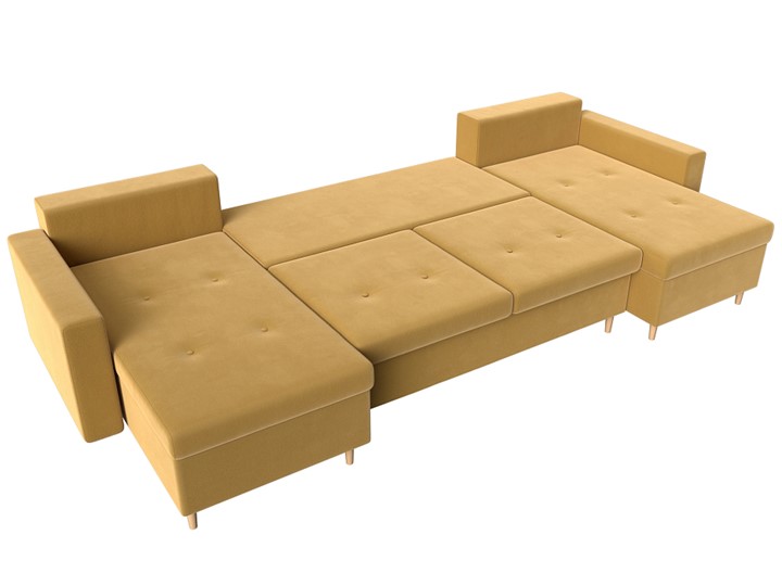 П-образный диван Белфаст, Желтый (Микровельвет) в Симферополе - изображение 2