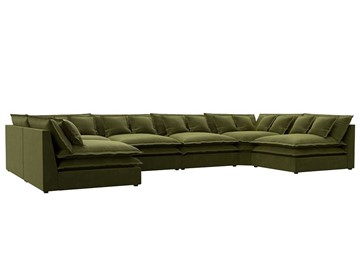 П-образный диван Лига-040, Зеленый (микровельвет) в Симферополе