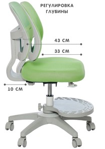 Кресло растущее Holto-22 зеленое в Симферополе - предосмотр 3