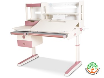 Детский стол-трансформер Mealux Oxford Max, Белый/Розовый в Симферополе - предосмотр