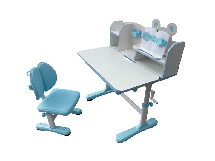 Стол растущий и стул Carezza Blue FUNDESK в Симферополе - изображение 1