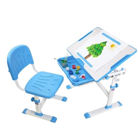 Растущий стол и стул Karo Blue в Симферополе - изображение