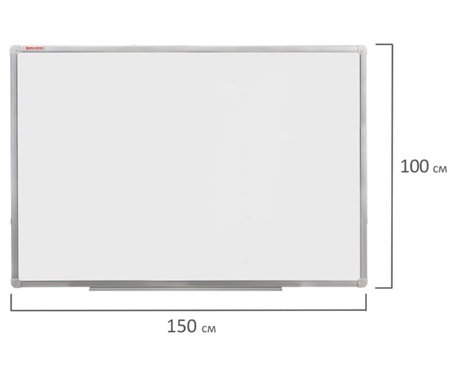 Магнитная доска на стену BRAUBERG 100х150 см, алюминиевая рамка в Симферополе - изображение 8