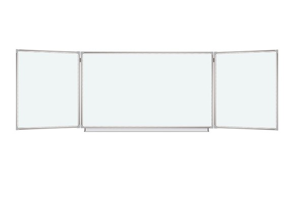 Доска магнитная настенная BRAUBERG 100х150/300 см, 3-х элементная в Симферополе - изображение