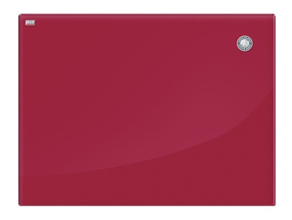 Доска магнитно-маркерная стеклянная 2х3 OFFICE TSZ86 R, 60x80 см, красная в Симферополе - изображение