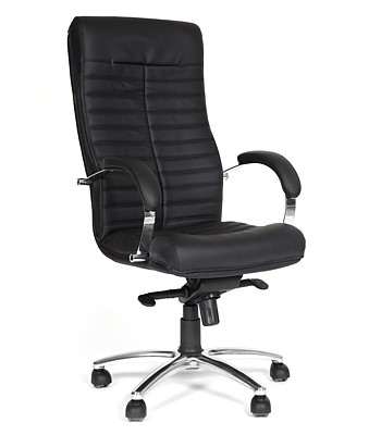 Кресло офисное CHAIRMAN 480 Экокожа премиум черная в Симферополе - изображение